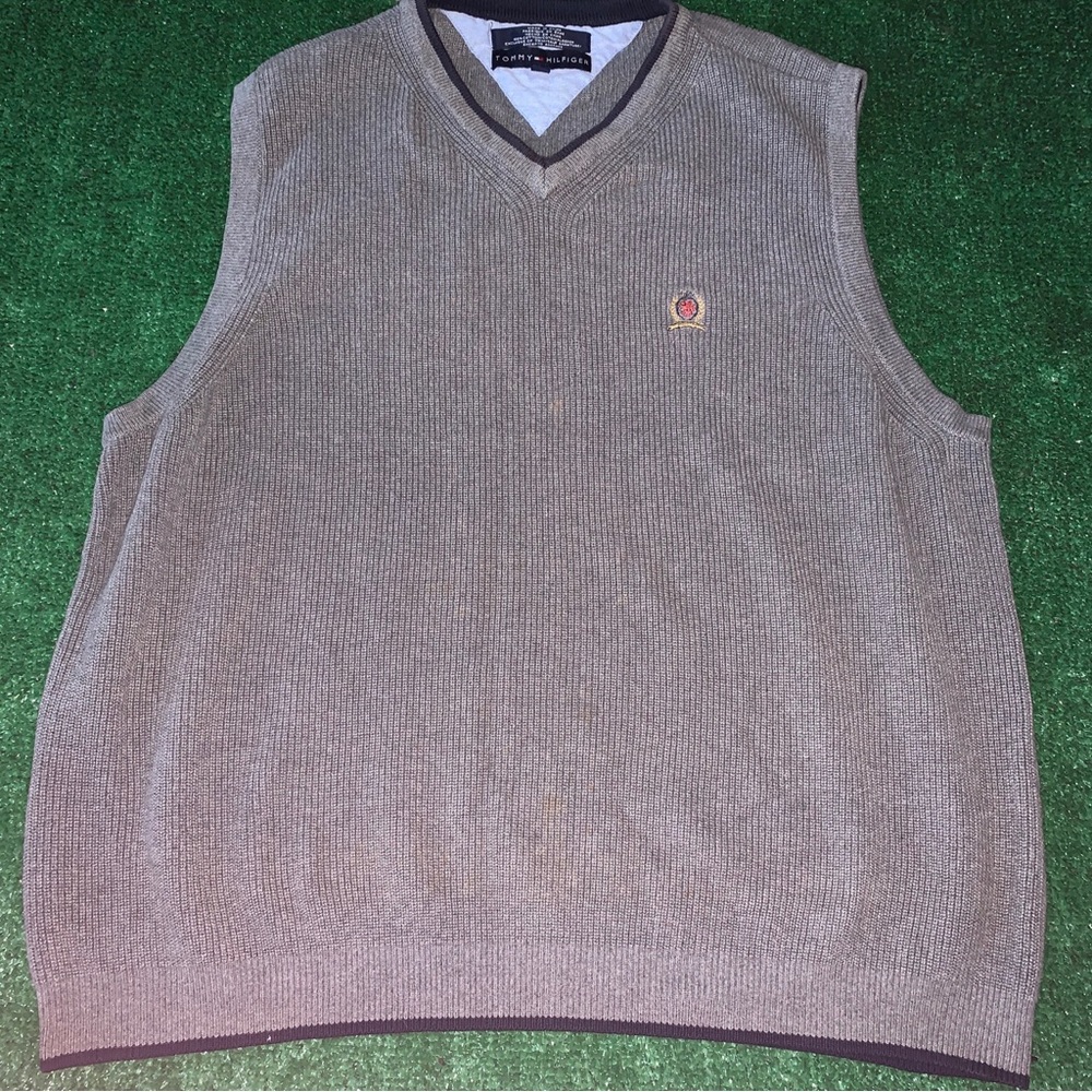 Tommy Hilfiger mens sweater vest size L